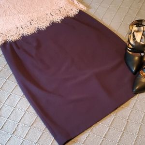 🍆Eggplant colored pencil skirt